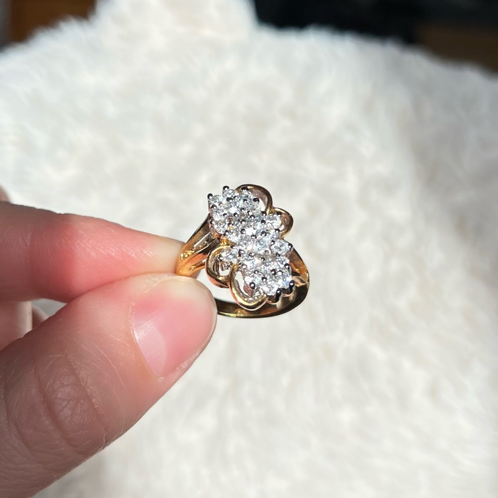 Waterfall Cluster Ring - Picture 9 of 9
